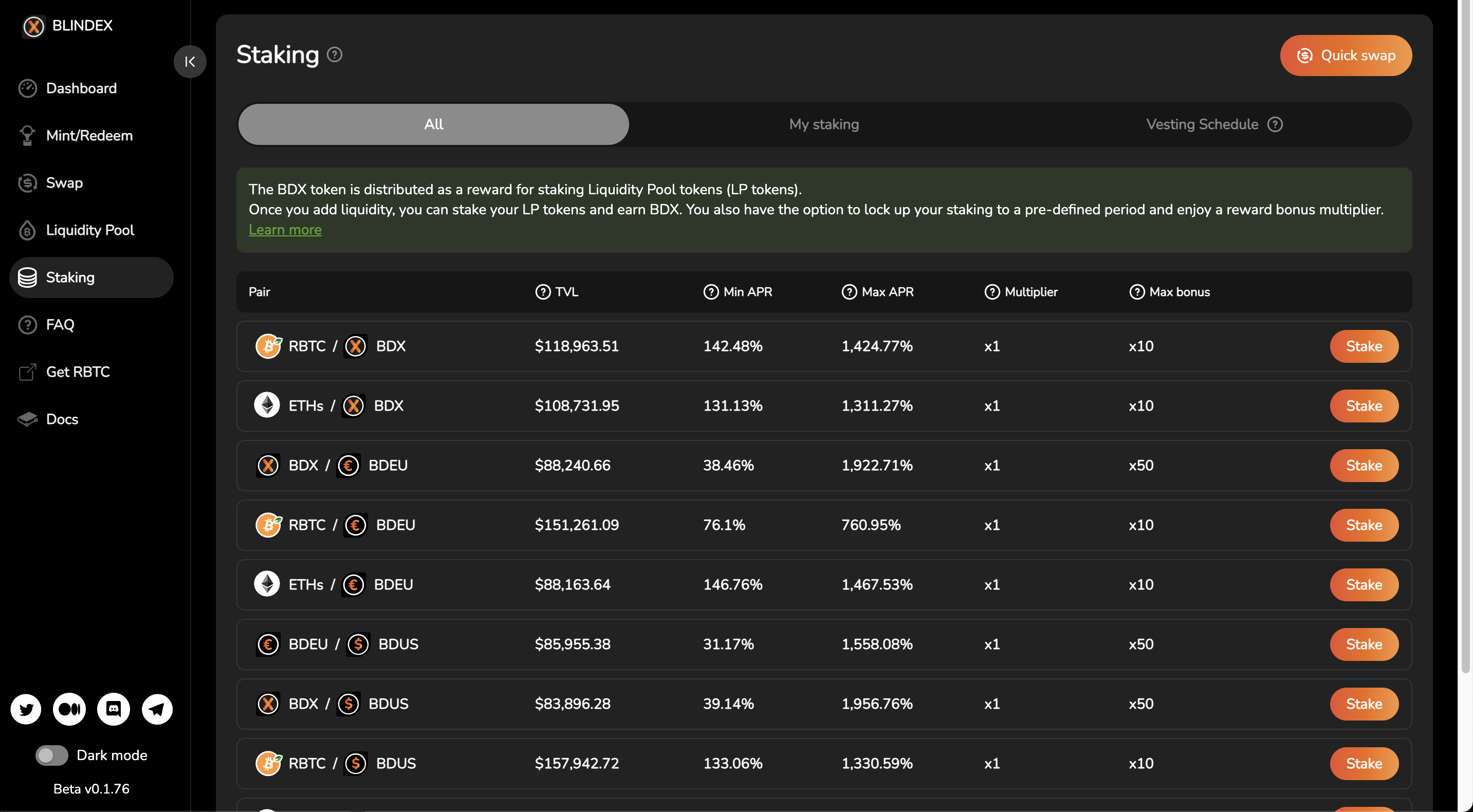 blindex-staking