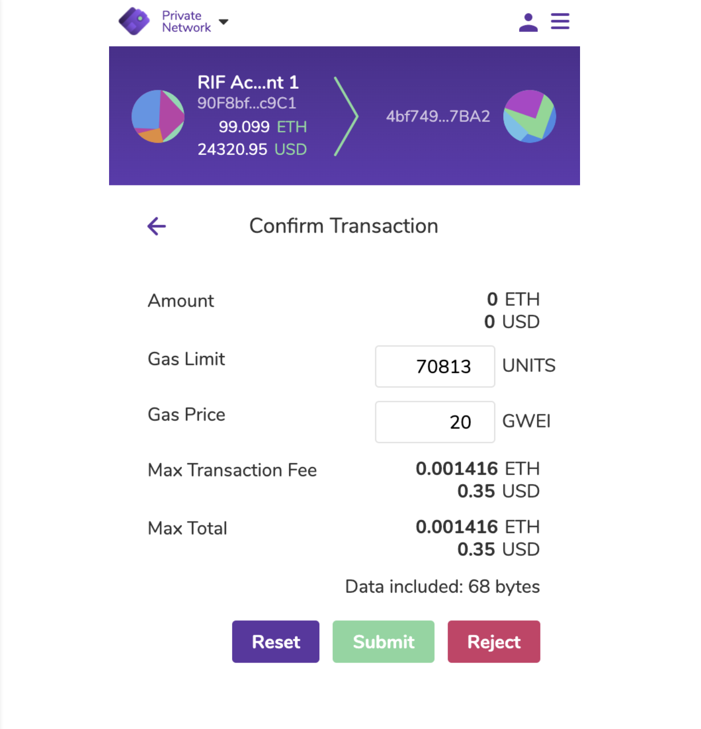 Confirm Transaction