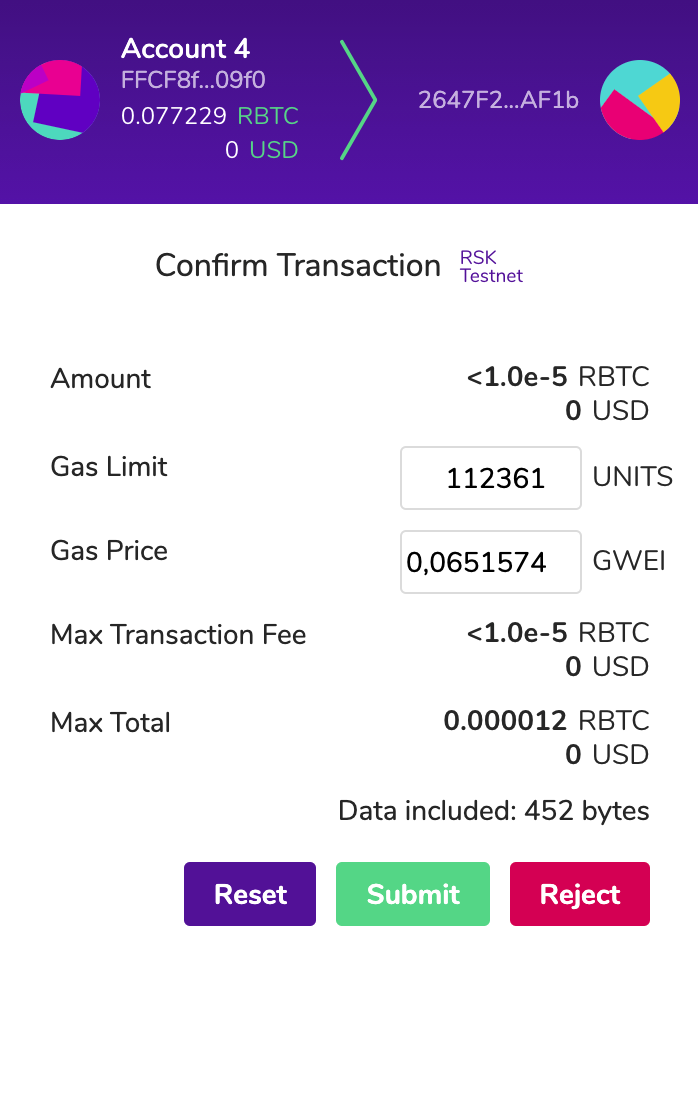 UserGuide - Confirm Transaction