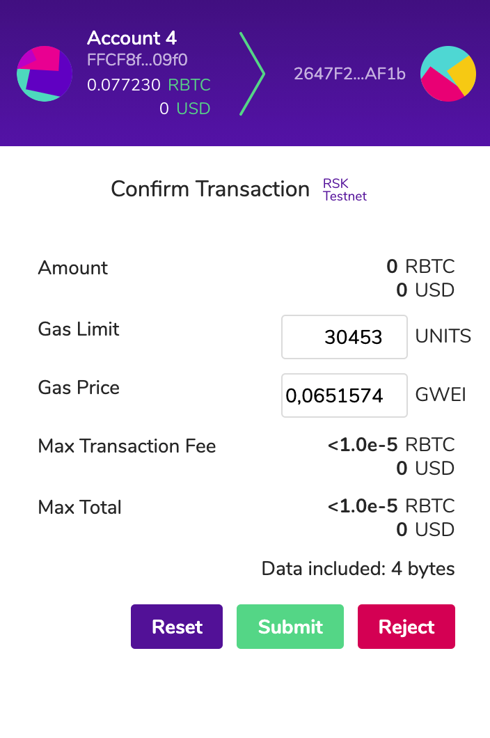 UserGuide - Confirm Transaction